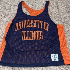 University of Illinois reversible Mesh Tank Top sz M